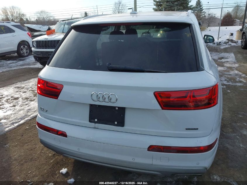 2018 Audi Q7 2.0T Premium VIN: WA1LHAF7XJD054961 Lot: 43948227