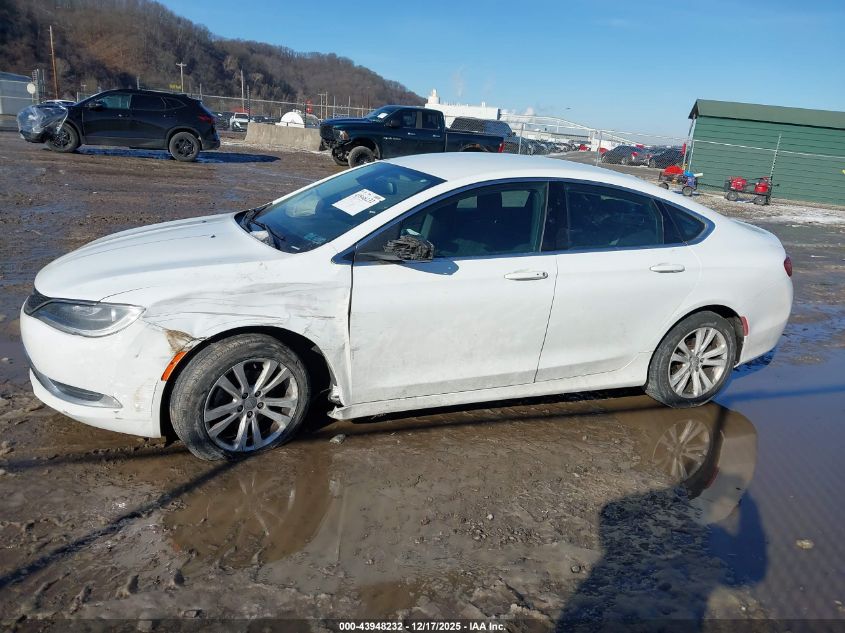 2016 Chrysler 200 Limited VIN: 1C3CCCAB0GN112269 Lot: 43948232