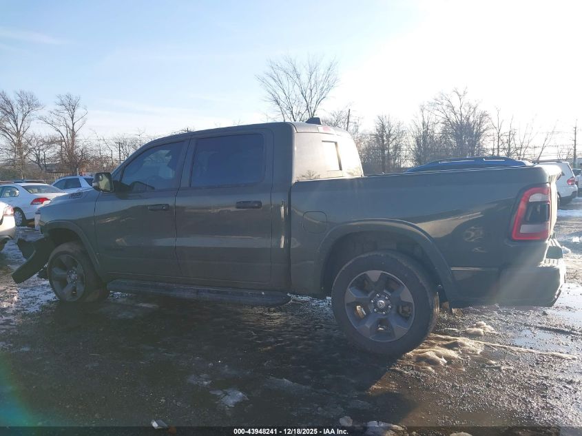 2021 Ram 1500 Big Horn 4X4 5'7 Box VIN: 1C6SRFFT2MN697562 Lot: 43948241