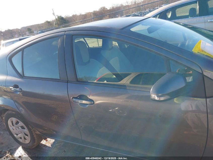 2016 Toyota Prius C One VIN: JTDKDTB31G1134946 Lot: 43948242