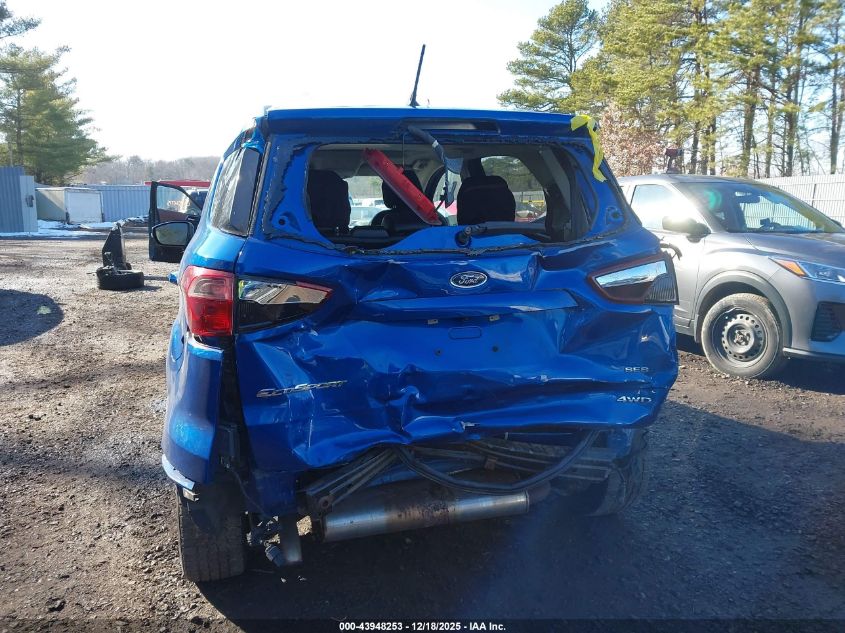 2018 Ford Ecosport Ses VIN: MAJ6P1CLXJC231141 Lot: 43948253