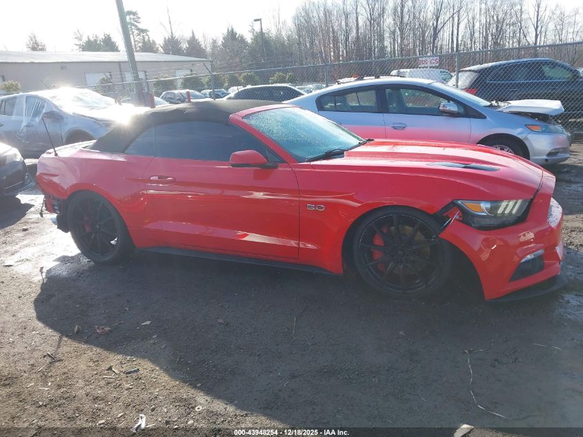 2016 Ford Mustang Gt Premium VIN: 1FATP8FF1G5227395 Lot: 43948254