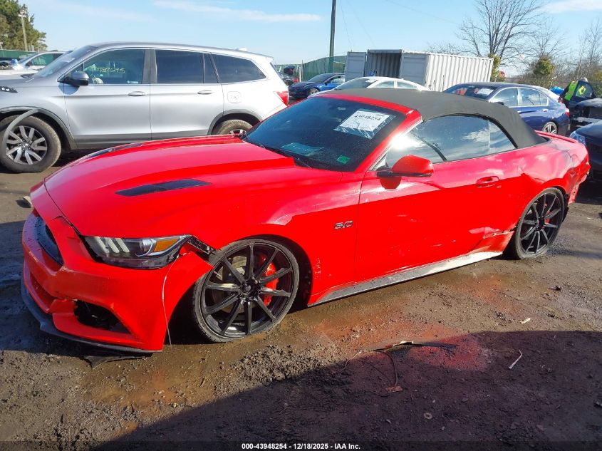 2016 Ford Mustang Gt Premium VIN: 1FATP8FF1G5227395 Lot: 43948254