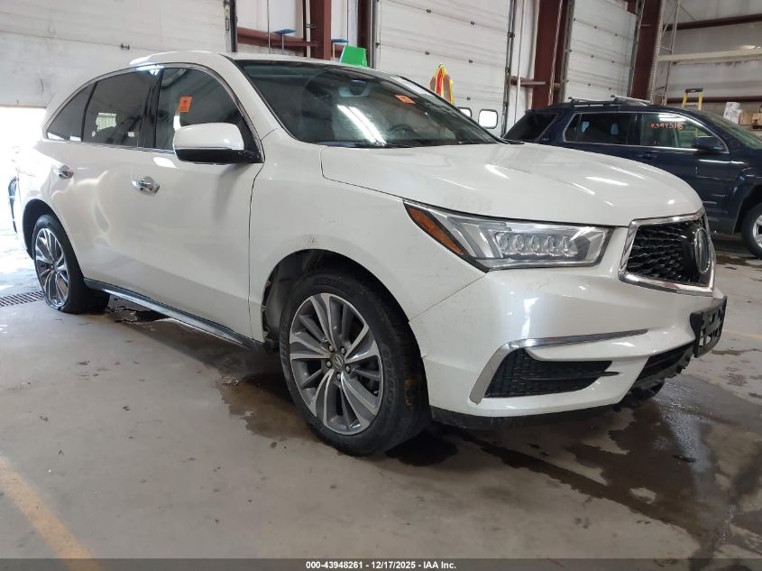 2018 Acura Mdx Technology Package Acurawatch Plus Pkg
