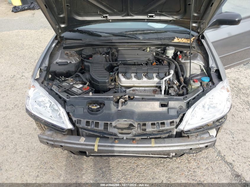 2004 Honda Civic Lx VIN: 1HGES16514L021096 Lot: 43948265