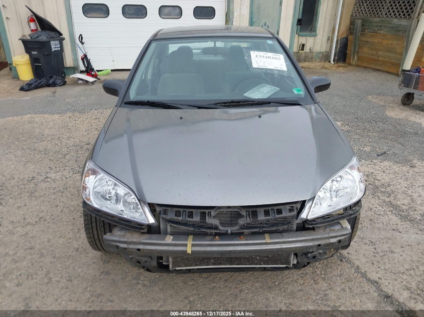 2004 Honda Civic Lx VIN: 1HGES16514L021096 Lot: 43948265