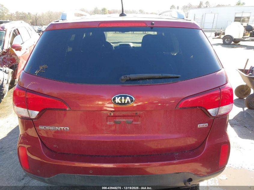 2015 Kia Sorento Lx VIN: 5XYKT4A62FG653717 Lot: 43948270