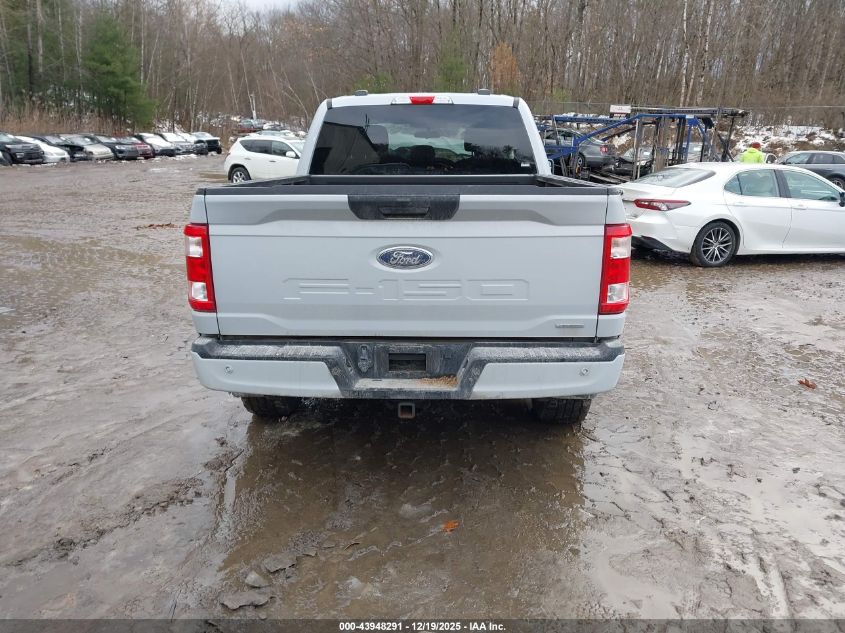 2022 Ford F-150 Xl VIN: 1FTEX1EP8NKD06257 Lot: 43948291