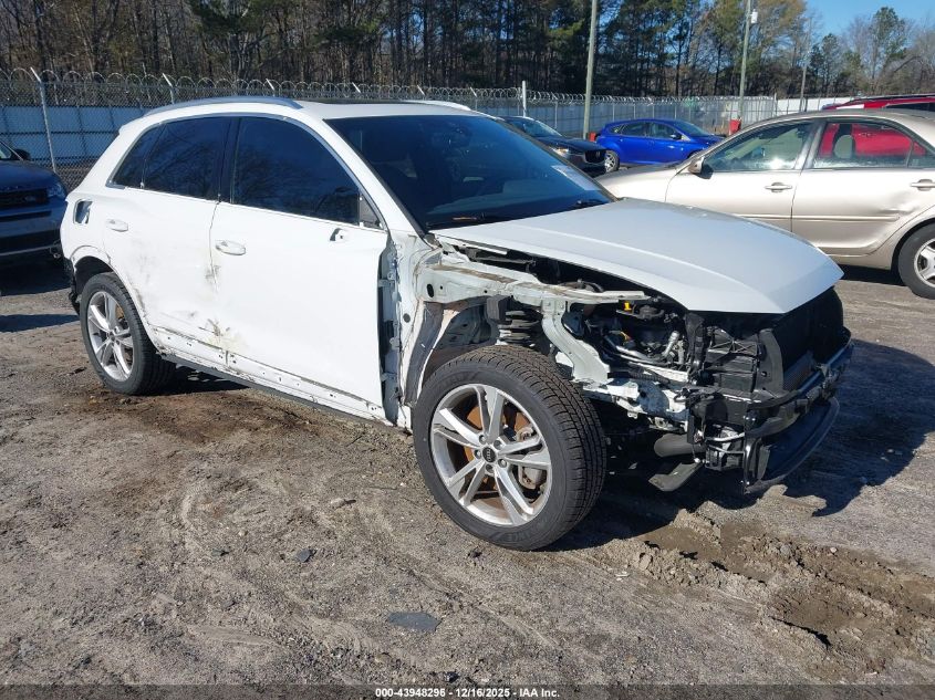 2021 Audi Q3 Premium 45 Tfsi S Line Quattro Tiptronic VIN: WA1DECF35M1032815 Lot: 43948296