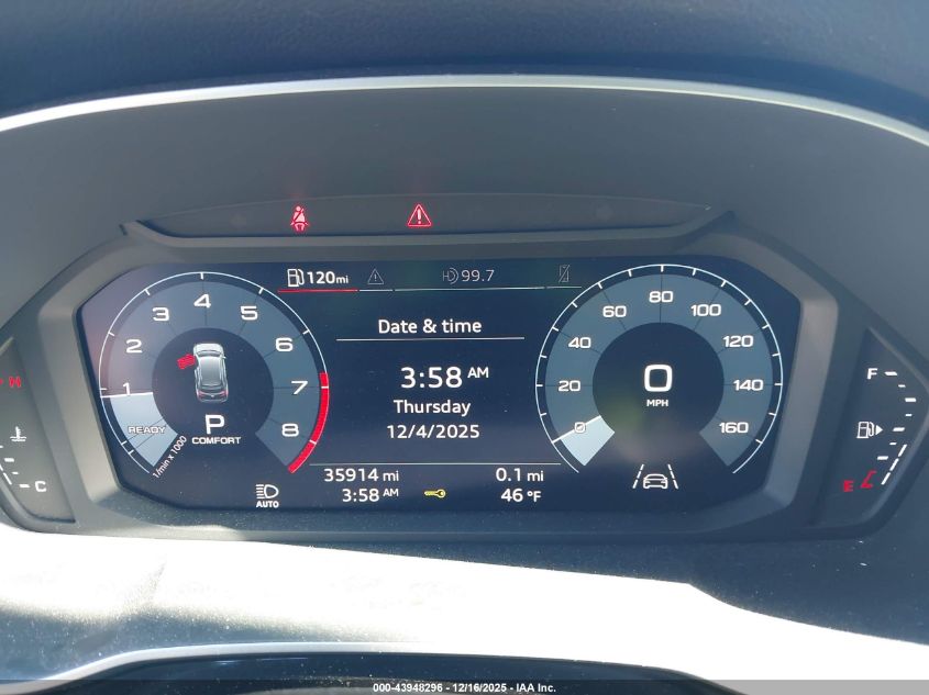 2021 Audi Q3 Premium 45 Tfsi S Line Quattro Tiptronic VIN: WA1DECF35M1032815 Lot: 43948296