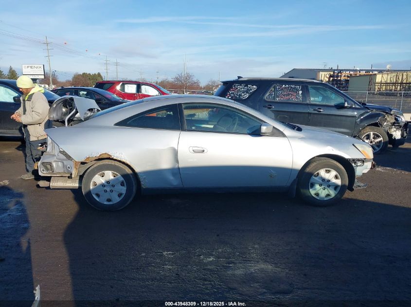 2003 Honda Accord 2.4 Lx VIN: 1HGCM72283A019565 Lot: 43948309