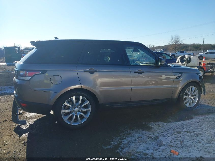 2016 Land Rover Range Rover Sport 3.0L V6 Supercharged Hse VIN: SALWR2PF7GA656571 Lot: 43948315