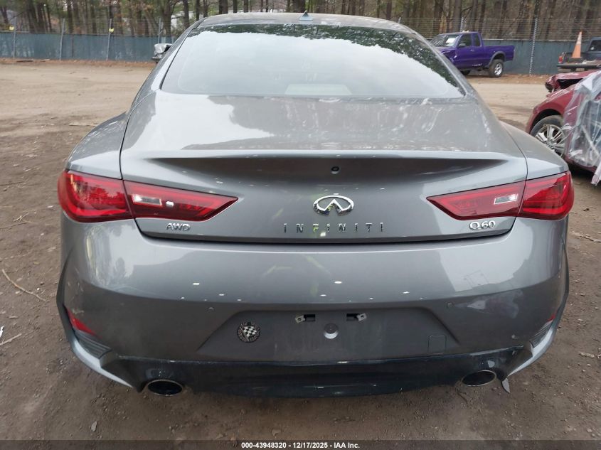 2018 Infiniti Q60 3.0T Luxe VIN: JN1EV7ELXJM390587 Lot: 43948320