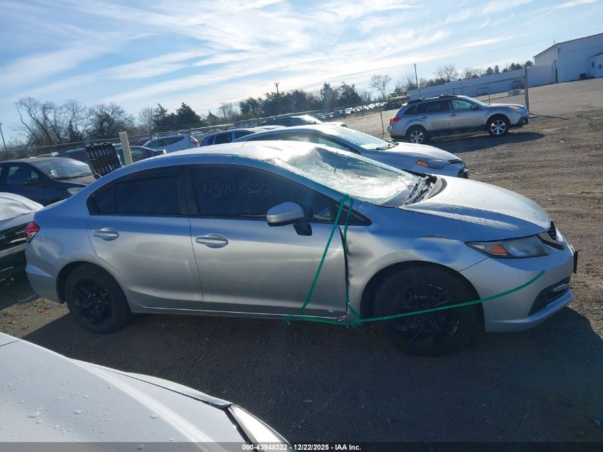 2014 Honda Civic Lx VIN: 2HGFB2E51EH530440 Lot: 43948322