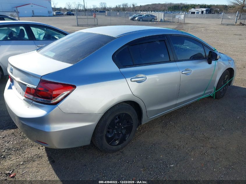 2014 Honda Civic Lx VIN: 2HGFB2E51EH530440 Lot: 43948322