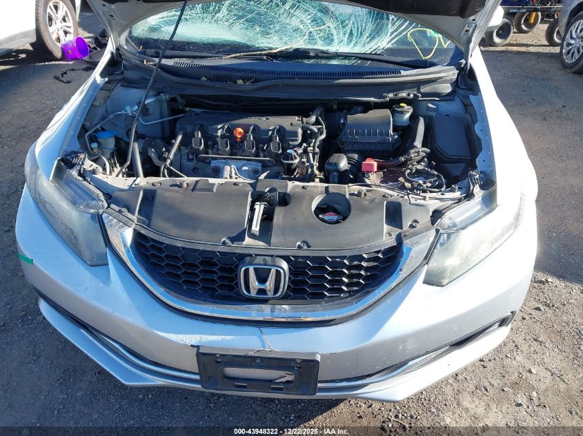 2014 Honda Civic Lx VIN: 2HGFB2E51EH530440 Lot: 43948322