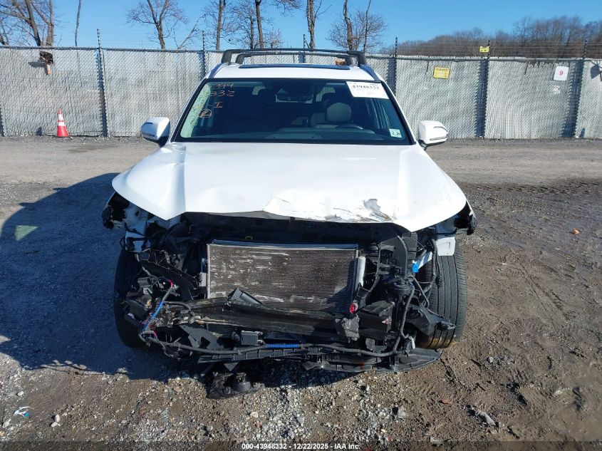 2021 Hyundai Palisade Sel VIN: KM8R3DHE5MU266677 Lot: 43948332