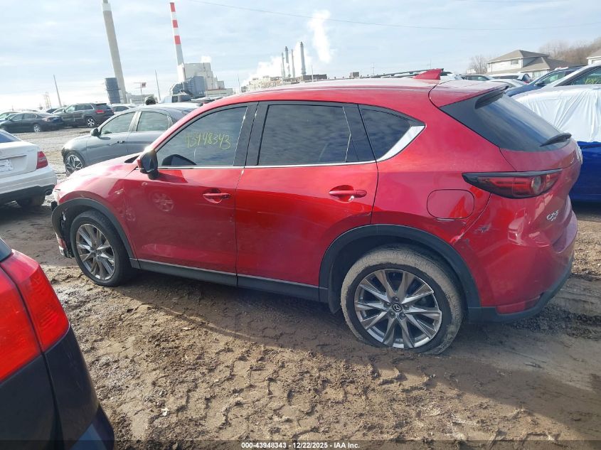 2021 Mazda Cx-5 Grand Touring Reserve VIN: JM3KFBAY6M0391708 Lot: 43948343