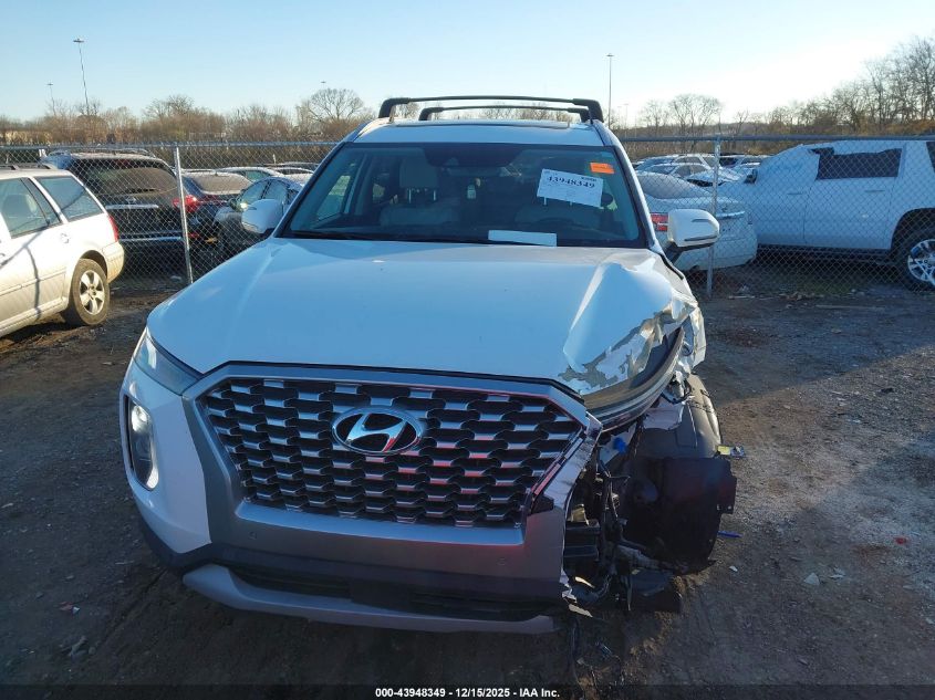 2022 Hyundai Palisade Sel VIN: KM8R44HE0NU340554 Lot: 43948349