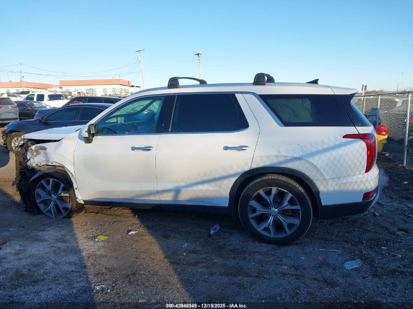 2022 Hyundai Palisade Sel VIN: KM8R44HE0NU340554 Lot: 43948349