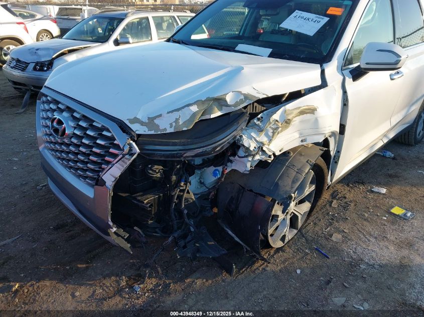 2022 Hyundai Palisade Sel VIN: KM8R44HE0NU340554 Lot: 43948349