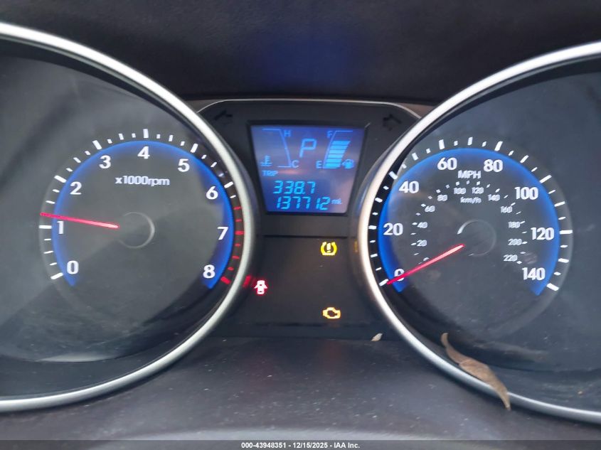 2012 Hyundai Tucson Gls VIN: KM8JU3AC3CU387395 Lot: 43948351