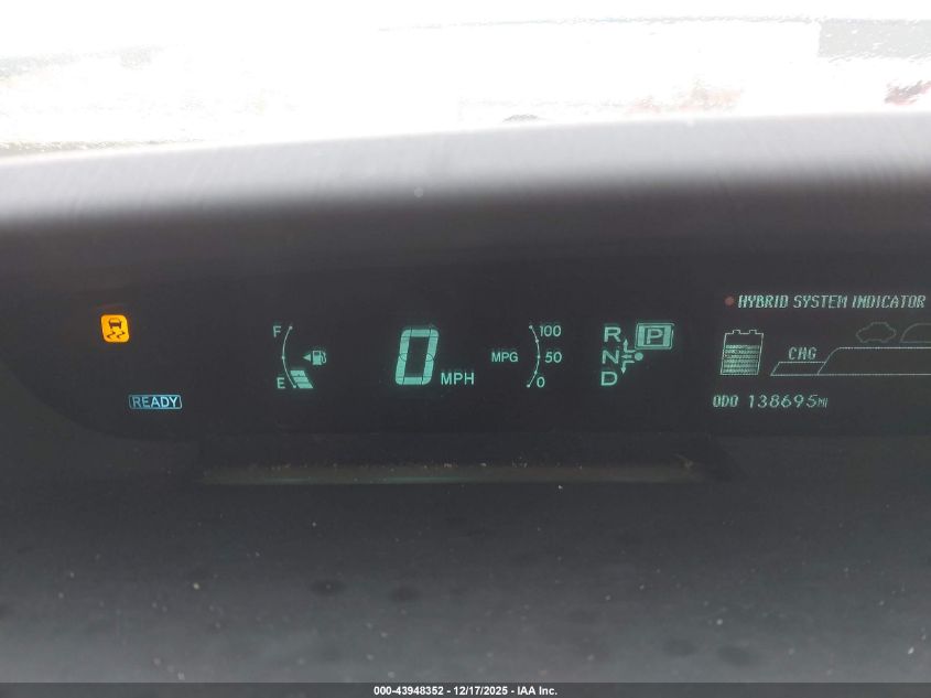 2013 Toyota Prius Plug-In VIN: JTDKN3DP0D3042336 Lot: 43948352