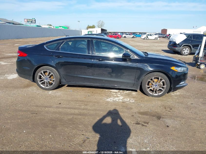2017 Ford Fusion Se VIN: 3FA6P0H70HR170464 Lot: 43948357