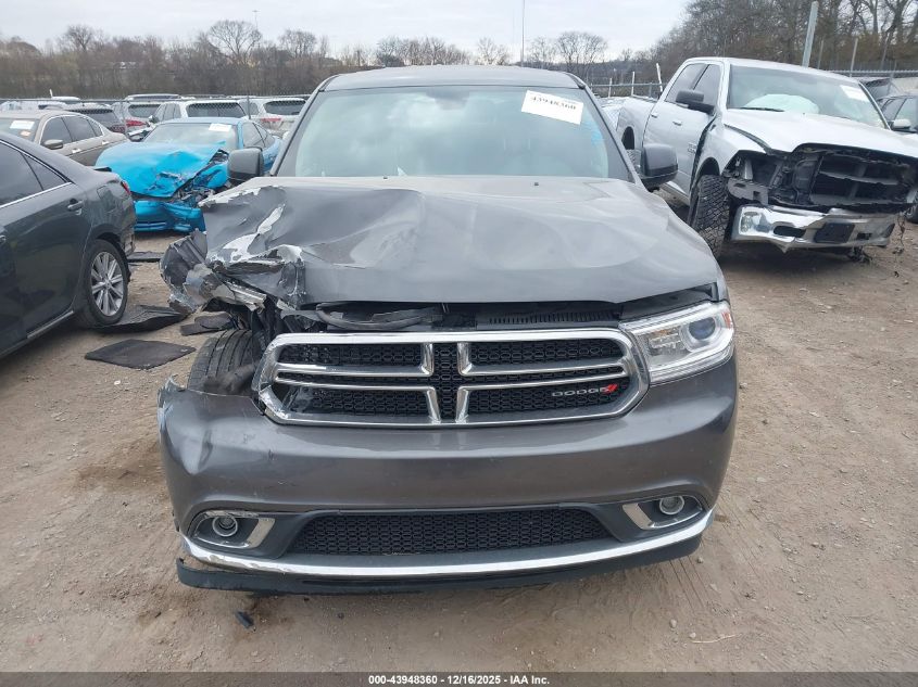 2019 Dodge Durango Sxt Awd VIN: 1C4RDJAG4KC534200 Lot: 43948360