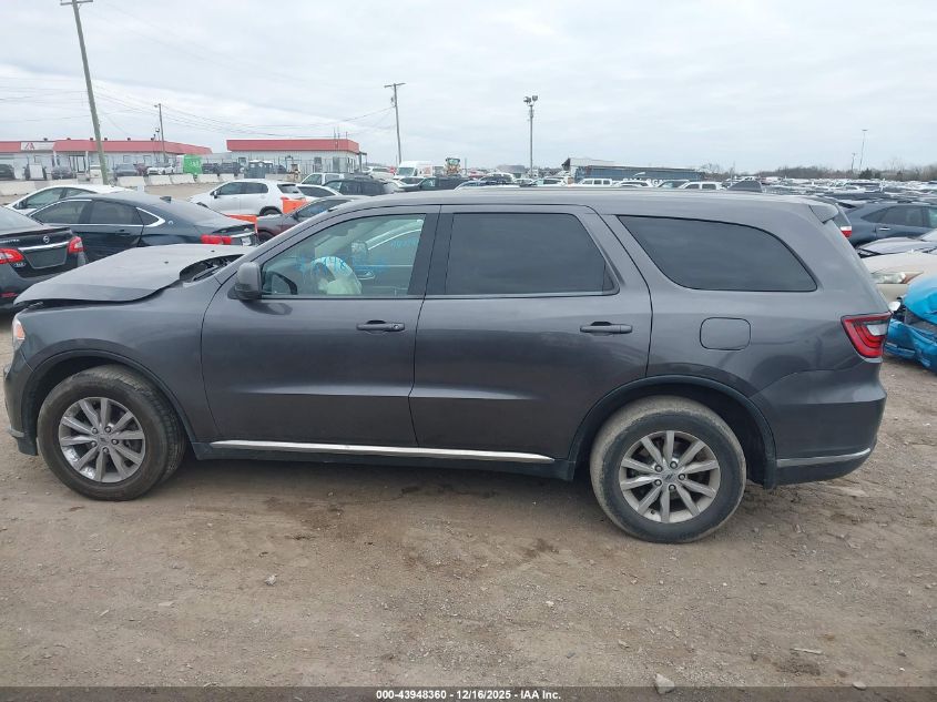 2019 Dodge Durango Sxt Awd VIN: 1C4RDJAG4KC534200 Lot: 43948360