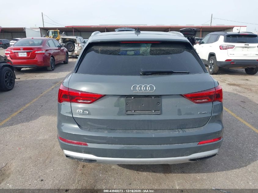 2020 Audi Q3 Premium 45 Tfsi Quattro Tiptronic VIN: WA1AECF32L1111652 Lot: 43948373