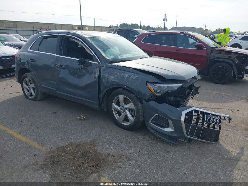 2020 Audi Q3 Premium 45 Tfsi Quattro Tiptronic VIN: WA1AECF32L1111652 Lot: 43948373