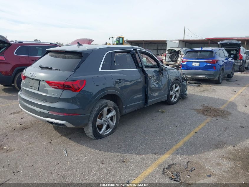 2020 Audi Q3 Premium 45 Tfsi Quattro Tiptronic VIN: WA1AECF32L1111652 Lot: 43948373