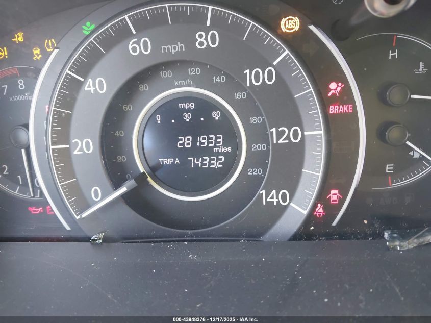 2015 Honda Cr-V Ex-L VIN: 2HKRM4H73FH669007 Lot: 43948376