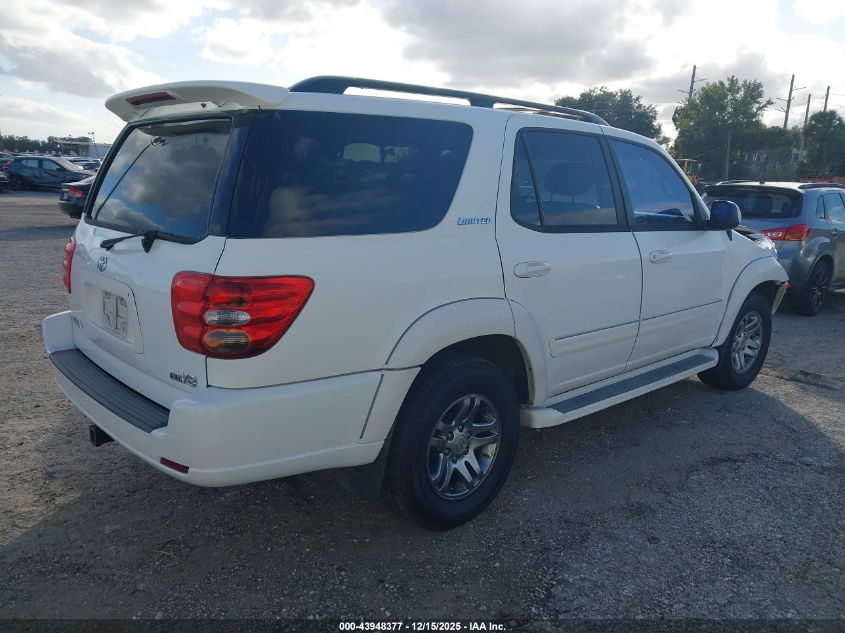 5TDZT38A74S218324 2004 TOYOTA SEQUOIA photo no. 4