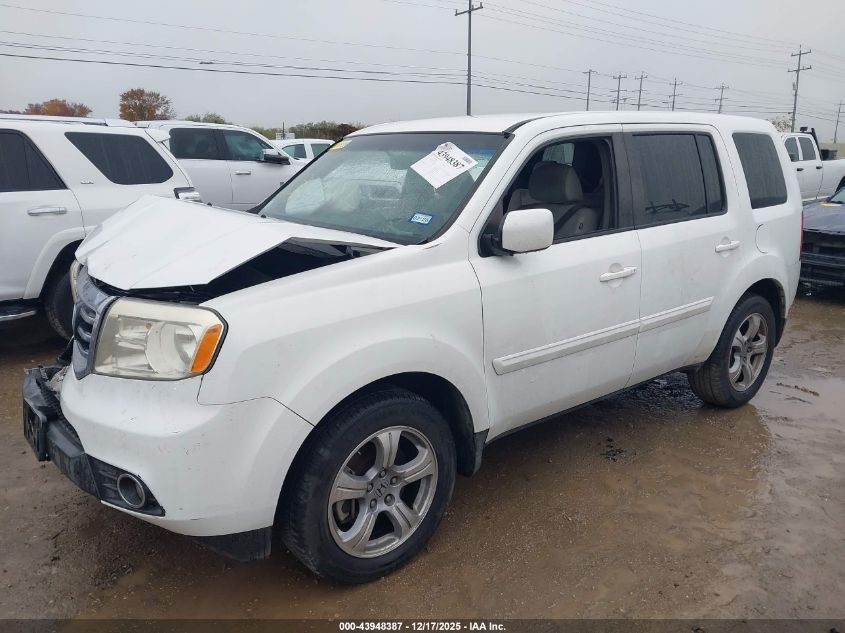 2012 Honda Pilot Ex VIN: 5FNYF3H49CB009716 Lot: 43948387