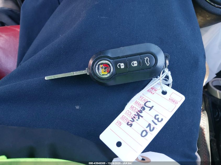 2013 Fiat 500 Abarth VIN: 3C3CFFFH0DT607752 Lot: 43948389