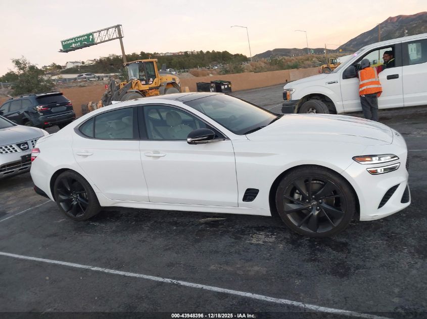 2023 Genesis G70 2.0T Rwd VIN: KMTG34TA1PU135199 Lot: 43948396