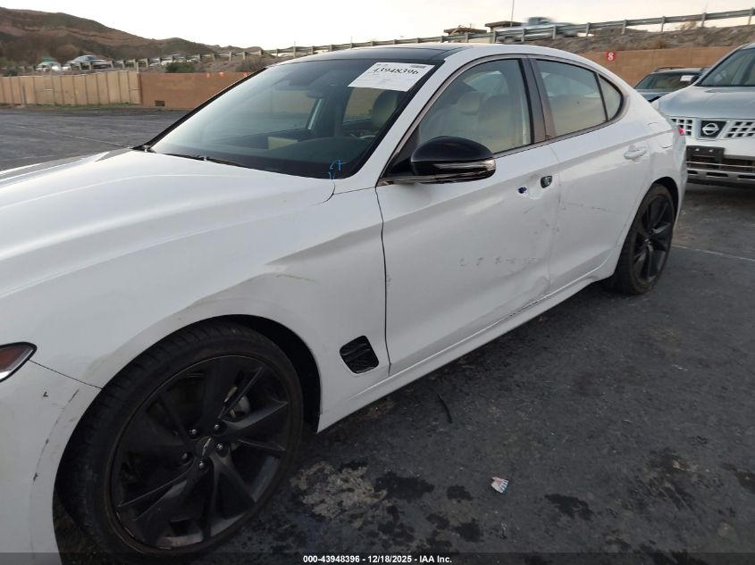 2023 Genesis G70 2.0T Rwd VIN: KMTG34TA1PU135199 Lot: 43948396