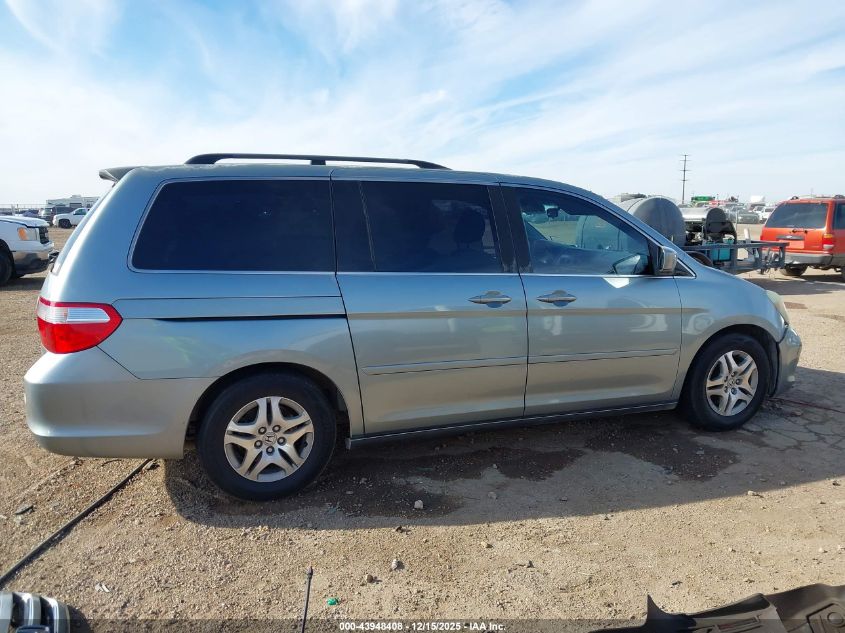 2005 Honda Odyssey Ex-L VIN: 5FNRL38715B026407 Lot: 43948408