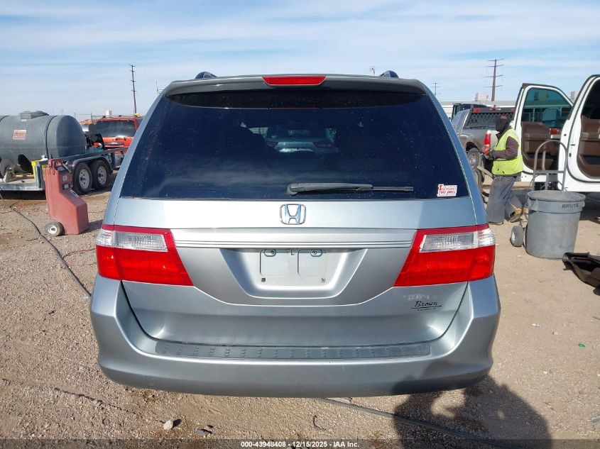 2005 Honda Odyssey Ex-L VIN: 5FNRL38715B026407 Lot: 43948408