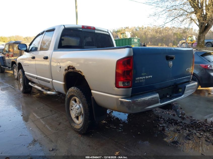 2003 Dodge Ram 2500 Slt/Laramie/St VIN: 3D7KU28613G741328 Lot: 43948417