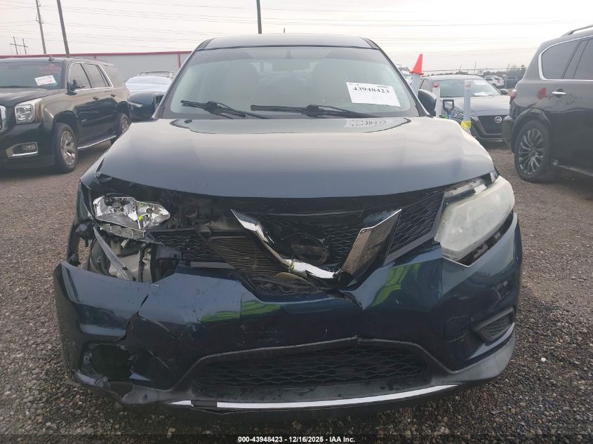 2015 Nissan Rogue S VIN: KNMAT2MT2FP540607 Lot: 43948423