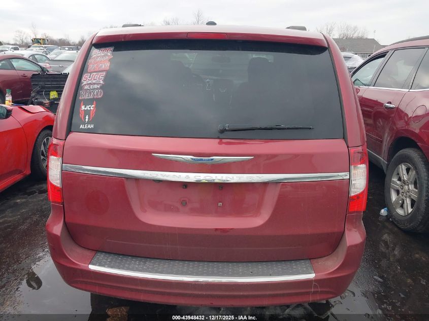 2016 Chrysler Town & Country Touring VIN: 2C4RC1BG0GR113557 Lot: 43948432