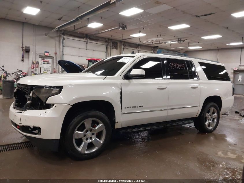 2015 Chevrolet Suburban 1500 Lt VIN: 1GNSKJKC4FR162841 Lot: 43948434