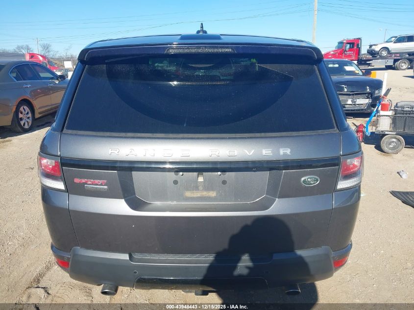 2015 Land Rover Range Rover Sport 5.0L V8 Supercharged Autobiography VIN: SALWV2TF2FA616320 Lot: 43948443