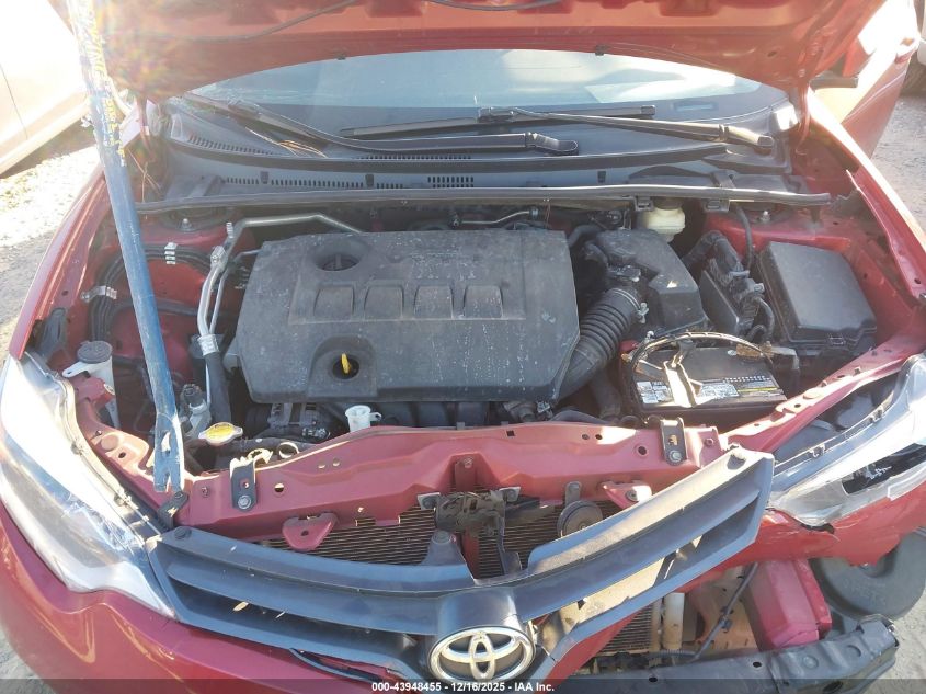 2016 Toyota Corolla Le VIN: 2T1BURHE8GC616806 Lot: 43948455