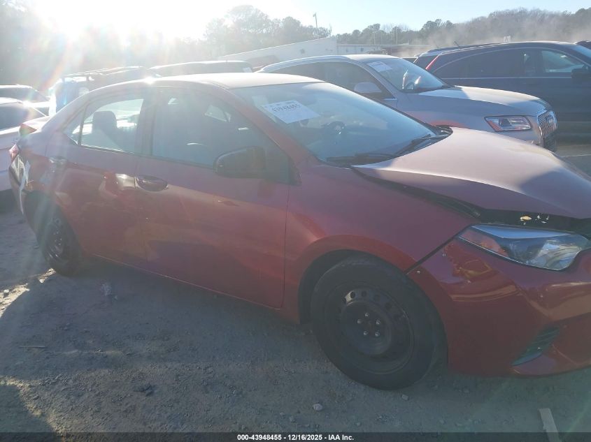 2016 Toyota Corolla Le VIN: 2T1BURHE8GC616806 Lot: 43948455