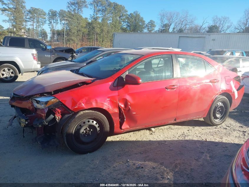2016 Toyota Corolla Le VIN: 2T1BURHE8GC616806 Lot: 43948455