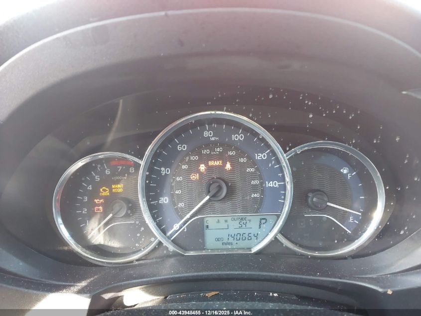 2016 Toyota Corolla Le VIN: 2T1BURHE8GC616806 Lot: 43948455